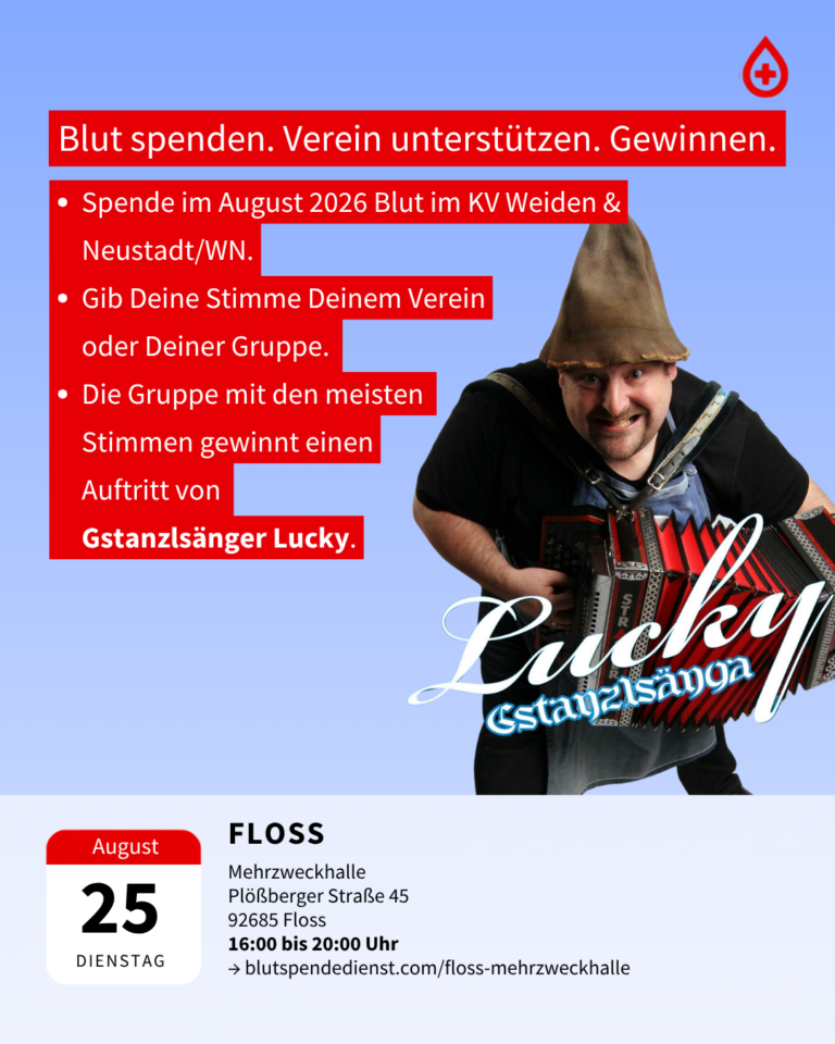 Auf geht’s zur Blutspende