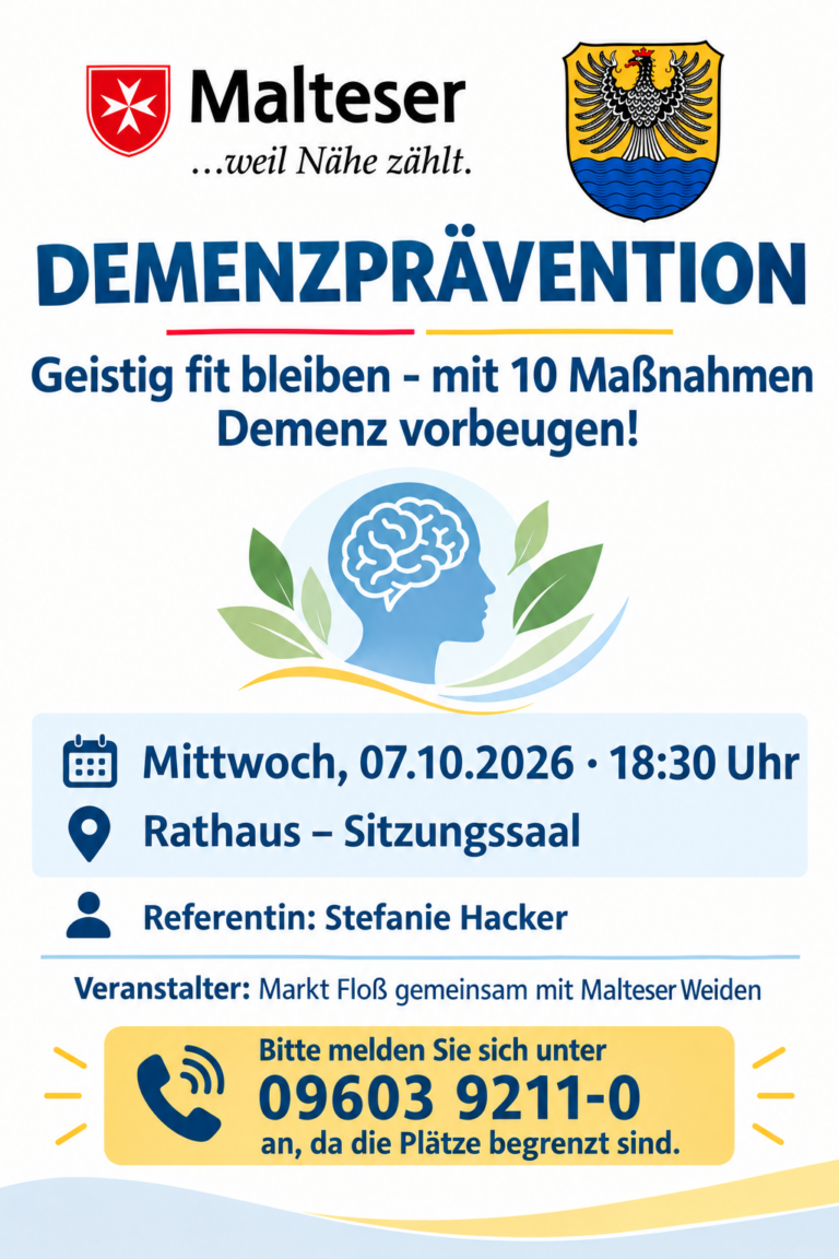 Vortrag Demenzprävention