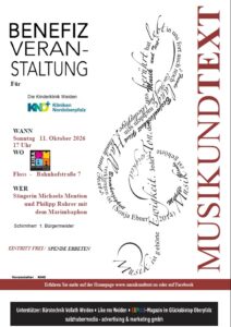 Benefizkonzert Musik & Text