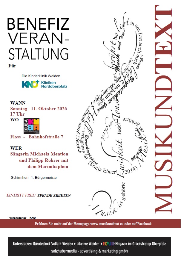 Benefizkonzert Musik & Text