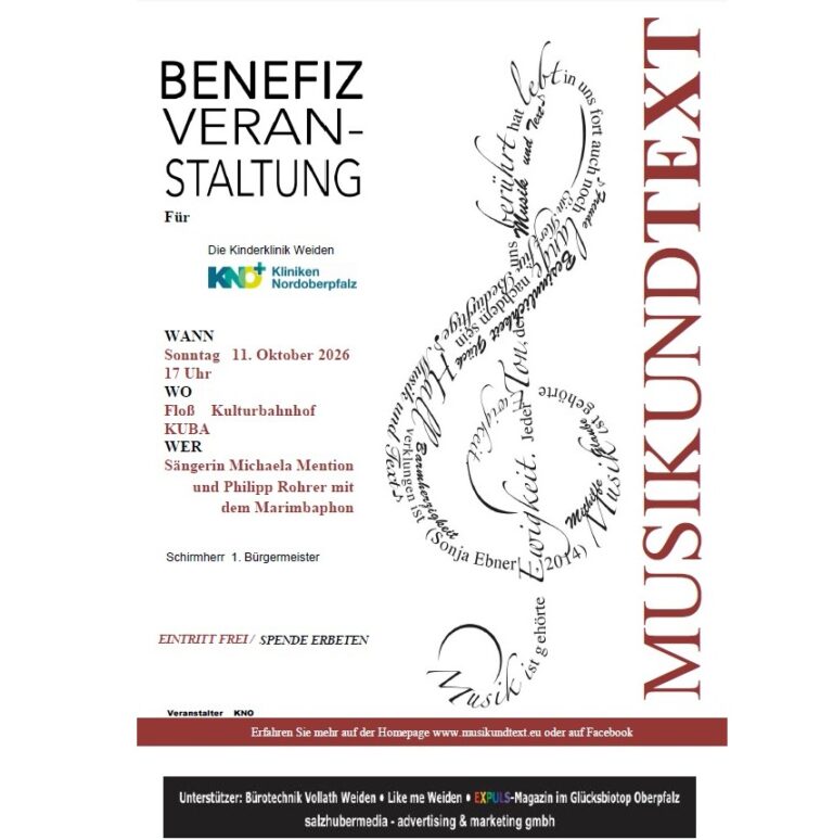 Benefizkonzert Musik & Text